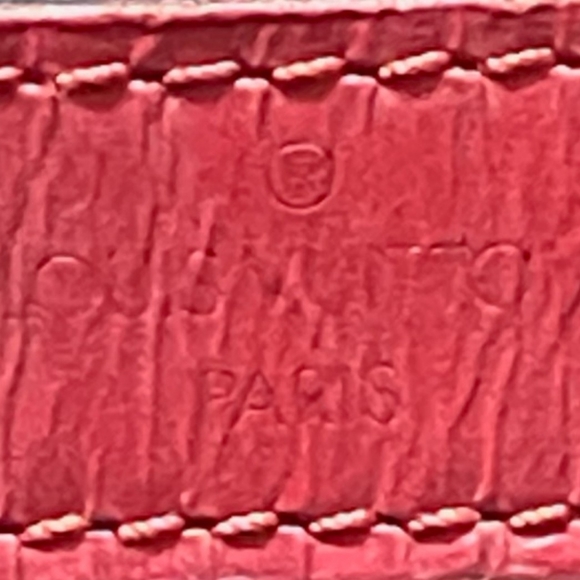 (SOLD)Authentic vintage Louis Vuitton Red Epi bucket noe bag - Picture 5 of 12